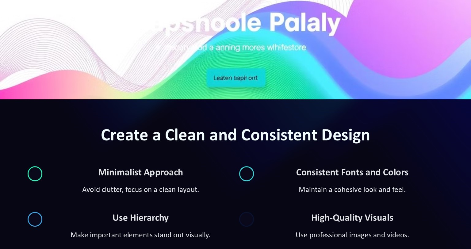 Create a Clean and Consistent Design