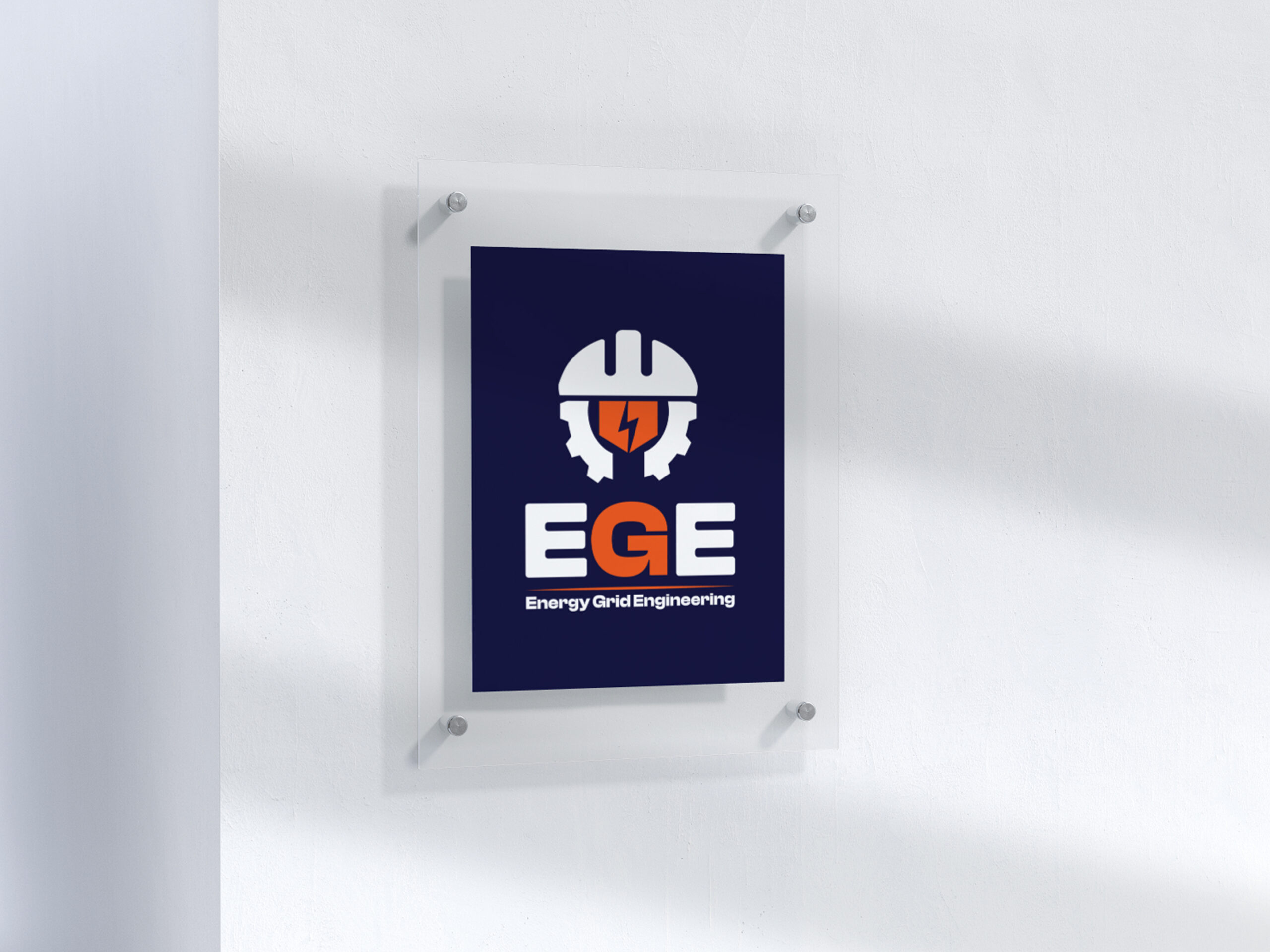 Energy Infrastructure Company Letter Poster Design