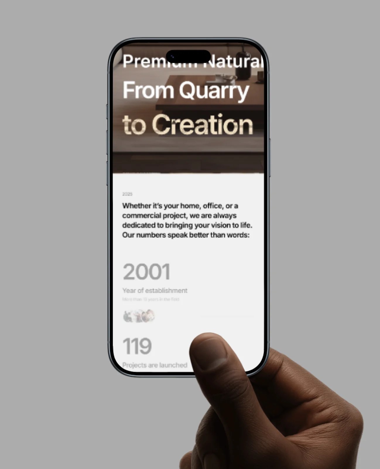 Basira Stone Feature Image 4 Ver 1000 Mobile Responsive Stone Quarry Framer Website By Kubecodes Technology Services