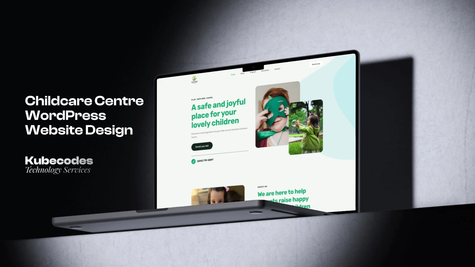 Childcare Centre WordPress Website Design
