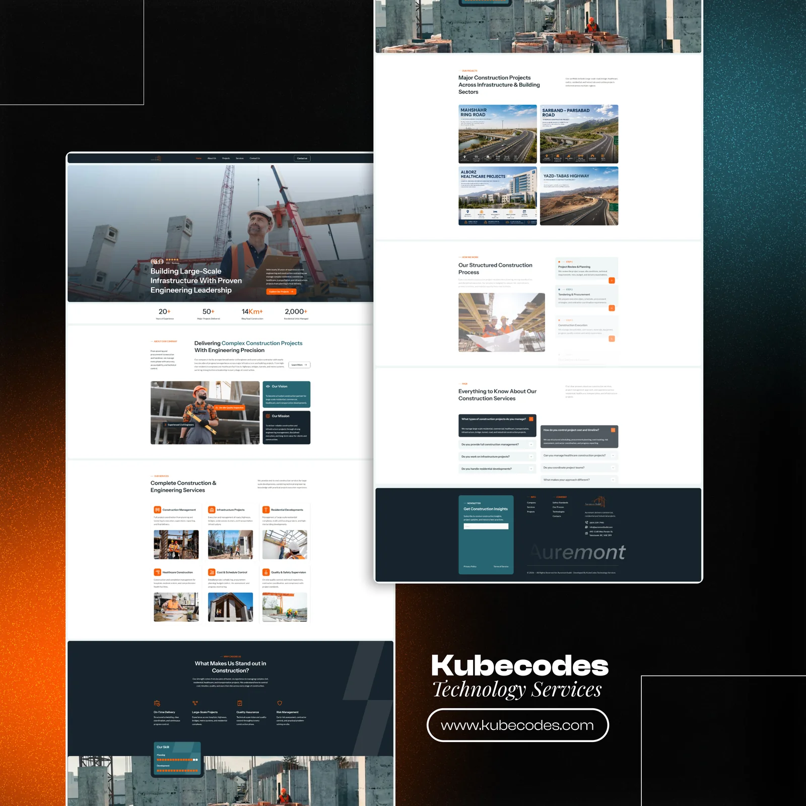 Construction Website Design - Construction Company Website