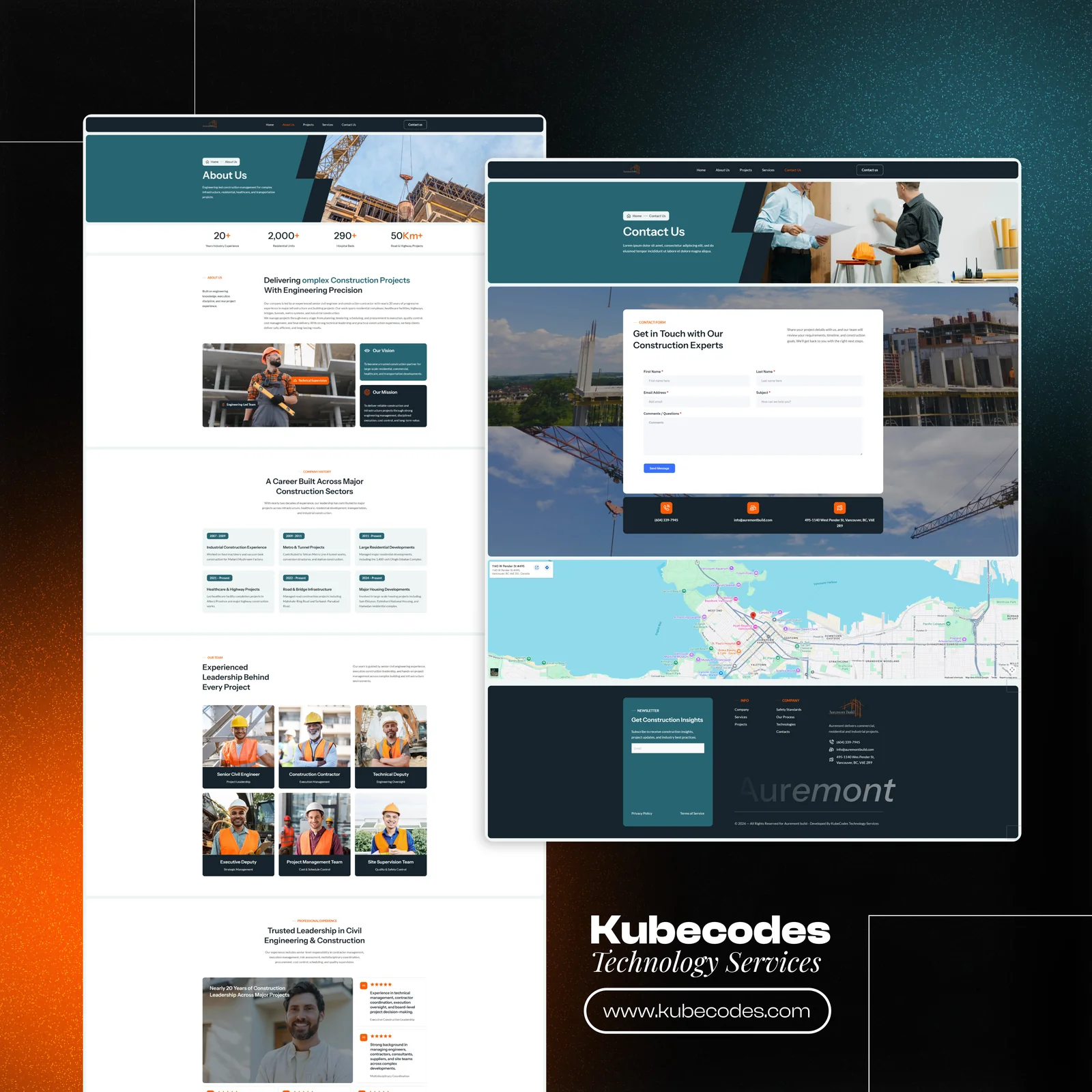 Construction WordPress Website